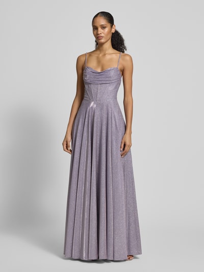 Hey Kyla Abendkleid mit Spaghettiträger Violett 4