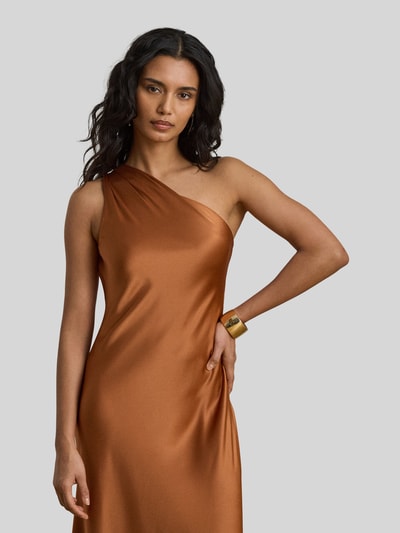 Lauren Ralph Lauren Figurbetontes Abendkleid mit One-Shoulder-Ausschnitt Terra 1