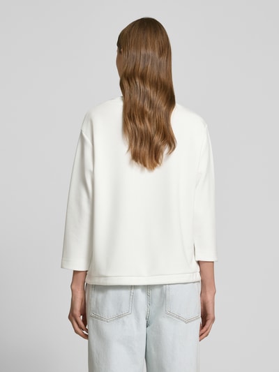 monari Sweatshirt mit 3/4-Arm Offwhite 5