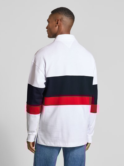 Tommy Hilfiger Relaxed fit poloshirt van puur katoen, model 'CREST RUGBY' Wit - 5
