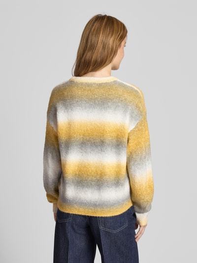 JJXX Gebreide pullover met ronde hals, model 'AMIRA' Geel - 5