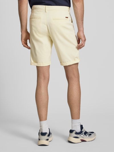 JACK & JONES Straight Fit Shorts mit Eingrifftaschen Modell 'Bowie' Hellgelb 5