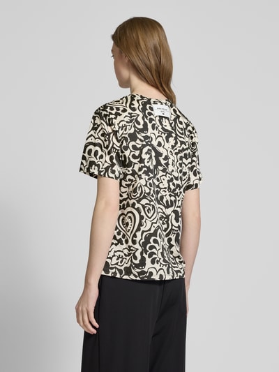 Weekend Max Mara T-shirt z okrągłym dekoltem model ‘CADINE’ Czarny 5