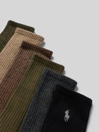 Polo Ralph Lauren Underwear Socken mit Label-Stitching im 6er-Pack Black 2