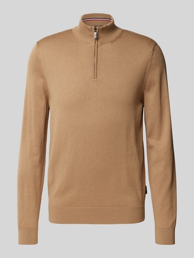 HECHTER PARIS Gebreide pullover met opstaande kraag Beige - 2