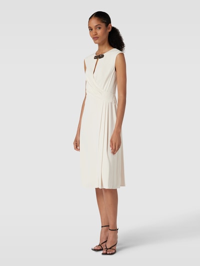 Lauren Ralph Lauren Midikleid in Wickel-Optik Modell 'KAYTLIN' Offwhite 1