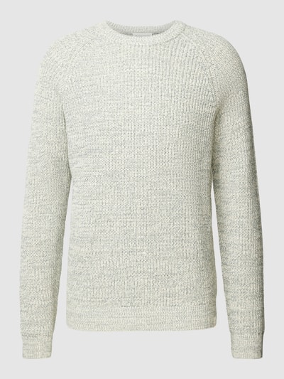 Tom Tailor Strickpullover mit Zopfmuster Offwhite 2