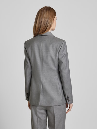 Max Mara Studio Blazer mit Pattentaschen Hellgrau 5