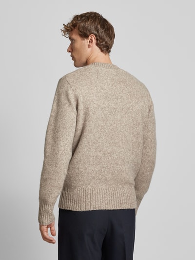 ANNARR Gebreide pullover met ronde hals, model 'ANRMODI' Middengrijs - 5