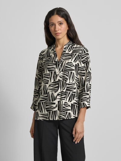 s.Oliver RED LABEL Bluzka o kroju regular fit z mieszanki wiskozy Czarny 4