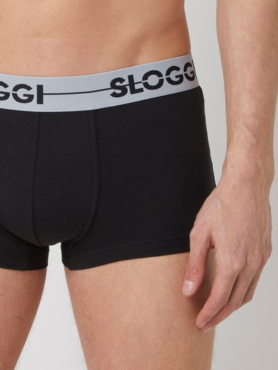 Sloggi Trunks mit Stretch-Anteil im 3er-Pack  Black 2