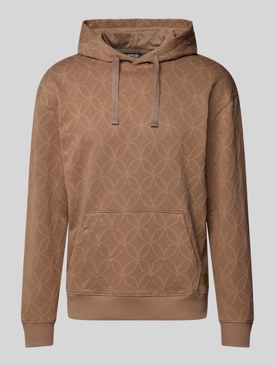 Scotch & Soda Hoodie mit Strukturmuster Modell 'Terry' Beige 2