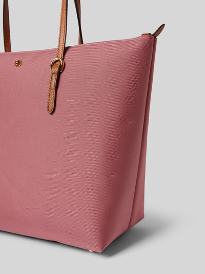 Lauren Ralph Lauren Shopper met structuurmotief, model 'KEATON' Rosé - 3