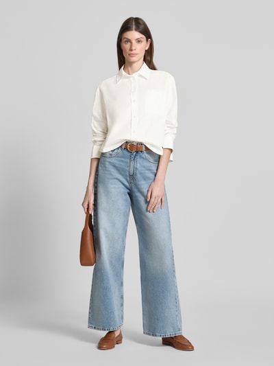 Weekend Max Mara Regular fit overhemdblouse van puur katoen, model 'NUORO‘ Wit - 1