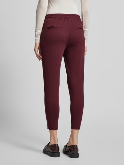 ICHI Joggingbroek met elastische band, model 'KATE' Bordeaux - 5