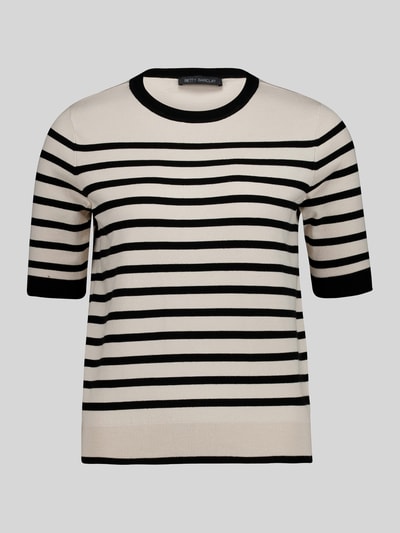 Betty Barclay Regular Fit Pullover aus Viskose-Mix mit 1/2-Arm Black 2