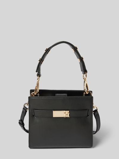 Tommy Hilfiger Handtasche mit Label-Applikation Modell 'HERITAGE' Black 1