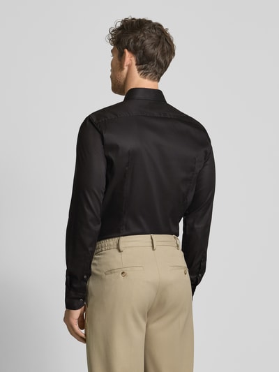 BOSS Slim Fit Business-Hemd mit Kentkragen Modell 'Hank Kent' Black 5