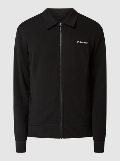 CK Calvin Klein Sweatjacke mit Umlegekragen Black 2