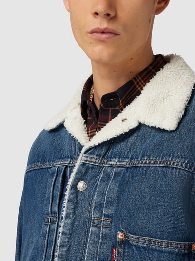 Levi's® Jeansjacke mit Label-Details Jeansblau 3