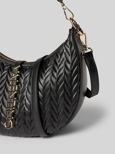 VALENTINO BAGS Schoudertas met logo-applicatie, model 'Fania' Zwart - 2