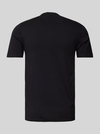 HUGO Regular Fit T-Shirt mit Label-Print im 3er-Pack Black 3