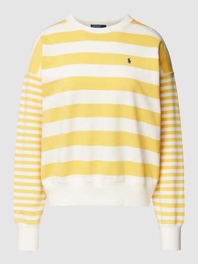 Polo Ralph Lauren Sweatshirt met streepmotief Geel - 2