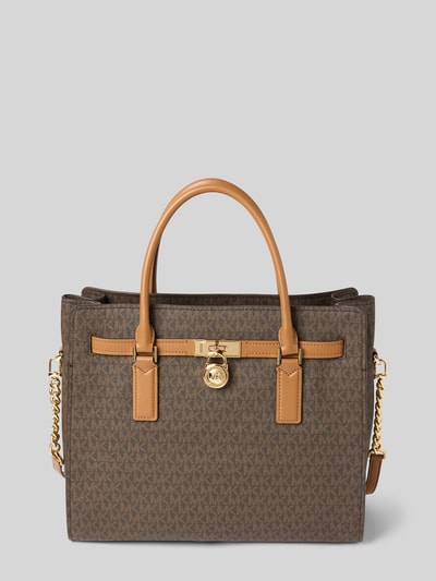 MICHAEL Michael Kors Satchel Bag mit Tragehenkel Modell 'HAMILTON' Dunkelbraun 2