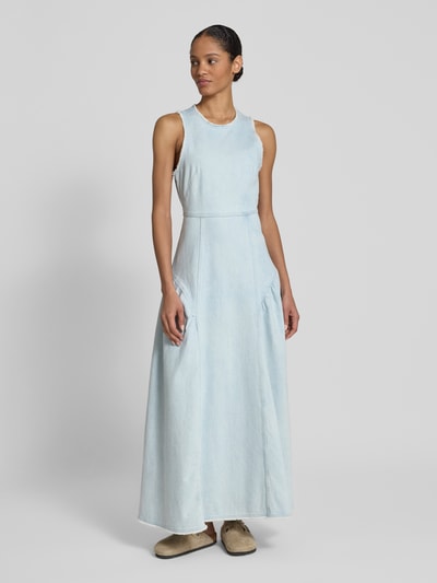 Ivy Oak Jeanskleid mit Fransen Modell 'MARCA ANN' Bleu 4