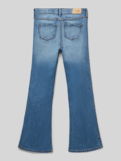 Produktfoto, High Waist Flared Jeans mit wpuszczane kieszenie von Abercrombie&Fitch, bawełna, rozkloszowany krój, szerokość w rozmiarze 134: 34 cm, długość wewnętrzna nogawki w rozmiarze 134: 64 cm