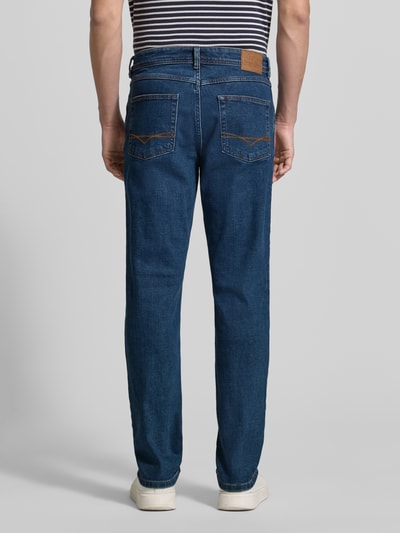Christian Berg Men Regular Fit Jeans w stylu używanym Jeansowy niebieski 5
