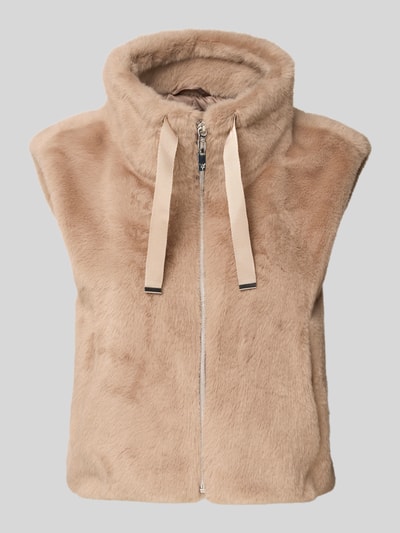 monari Gilet met ritssluiting Lichtbruin - 2