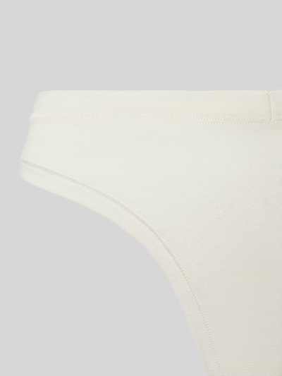 ORGANIC BASICS String mit Ziernähten Offwhite 2