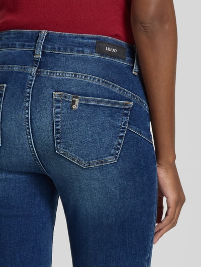 Liu Jo White Bootcut jeans in 5-pocketmodel, model 'PRINCESS' Donkerblauw - 3