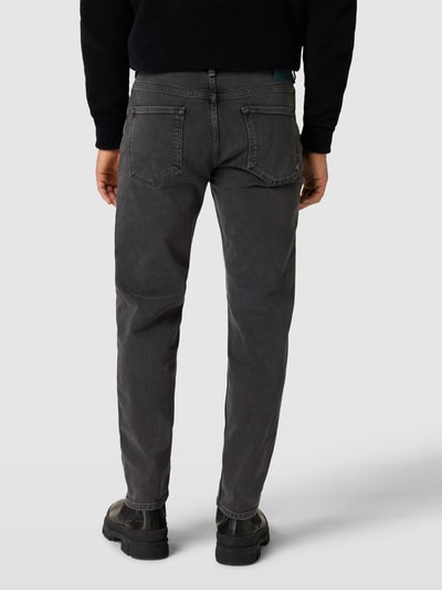 Scotch & Soda Regular fit jeans met labelpatch, model 'The Drop' Donkergrijs - 5