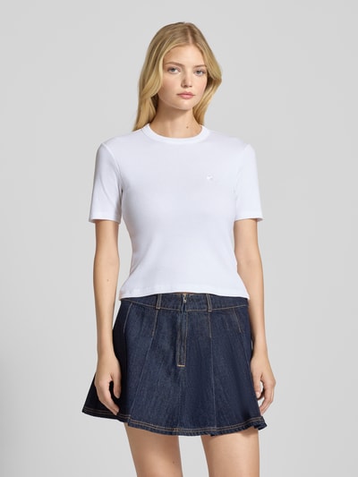 Carhartt Work In Progress T-Shirt mit Label-Stitching Weiss 4