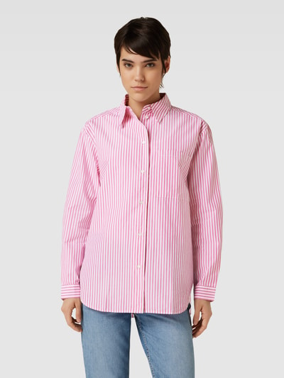 Marc O'Polo Bluse mit Streifenmuster Pink 4