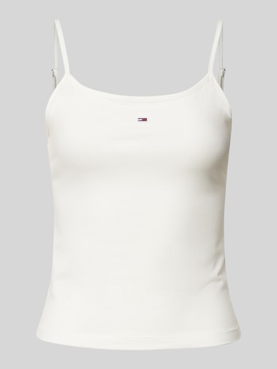 Tommy Jeans Tanktop van puur katoen Ecru - 2