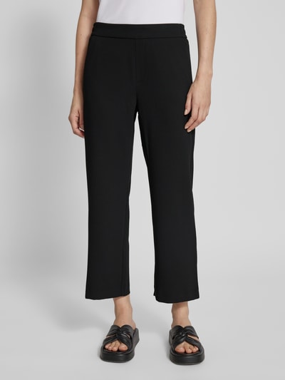 MAC Korte broek in effen design, model 'CHIARA CROPPED' Zwart - 4