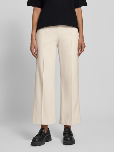 Raffaello Rossi Spodnie materiałowe z zakładkami w pasie model ‘ELAINE’ Złamany biały 4