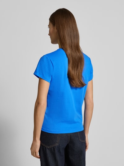 Polo Ralph Lauren T-shirt met labelstitching Bleu - 5