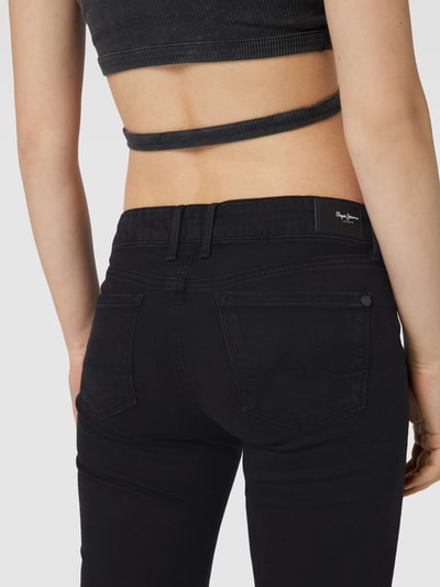 Pepe Jeans Skinny Fit Jeans mit Label-Detail Dunkelblau 3
