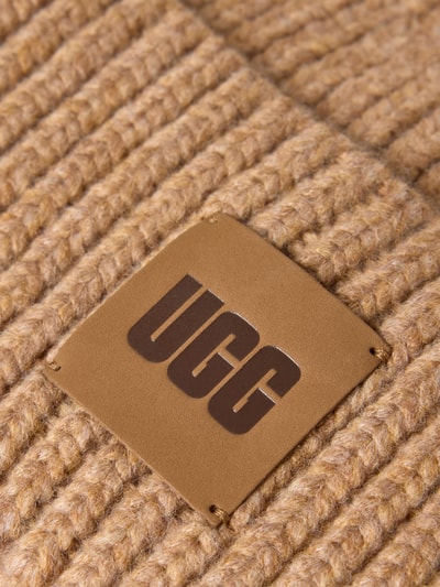UGG Beanie met labeldetail Camel - 2