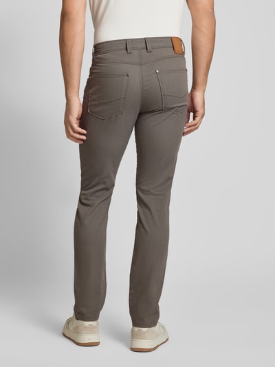 bugatti Regular Fit Chino im 5-Pocket-Design Modell 'CORDOBA' Taupe 5