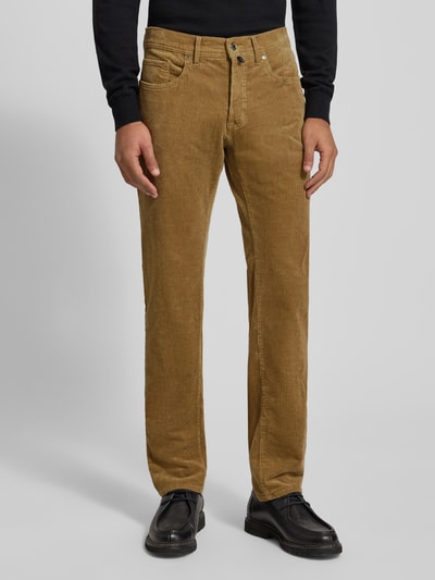 Pierre Cardin Regular Fit Cordhose mit Eingrifftaschen Modell 'Laval' Beige 4