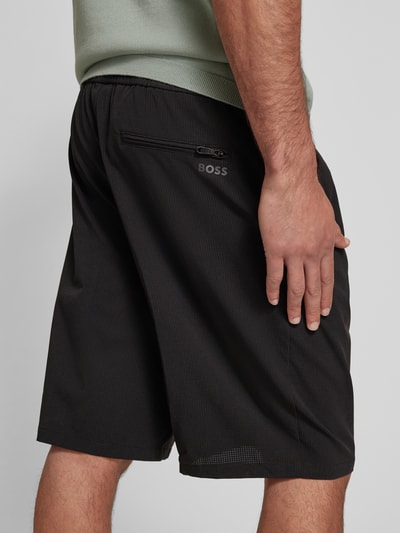 BOSS Green Regular Fit Shorts mit Tunnelzug Black 3