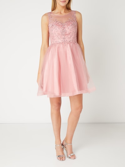 Laona Cocktailkleid mit floralen Stickereien  Pink 1