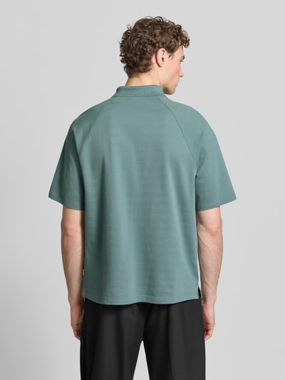 CK Calvin Klein Relaxed Fit Poloshirt aus reiner Baumwolle Mittelgrau 5