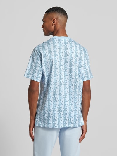 Lacoste T-Shirt mit Rundhalsausschnitt Rauchblau 5