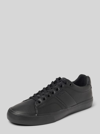 BOSS Low Top Sneaker mit Luftlöchern Modell 'AIDEN_TENN' Black 1